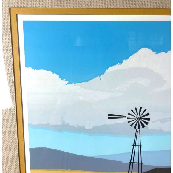 Original Limited Edition F.Allen Lithograph Barn Landscape Art Print - Picture 6 of 10